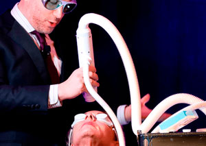 Fotografía de una sesión de estética facial