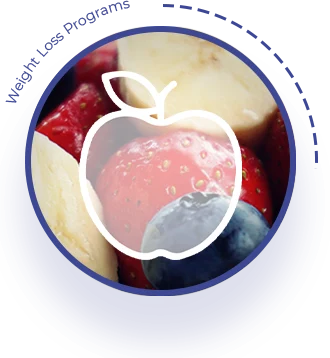 Banner de la dieta perdida de peso 
